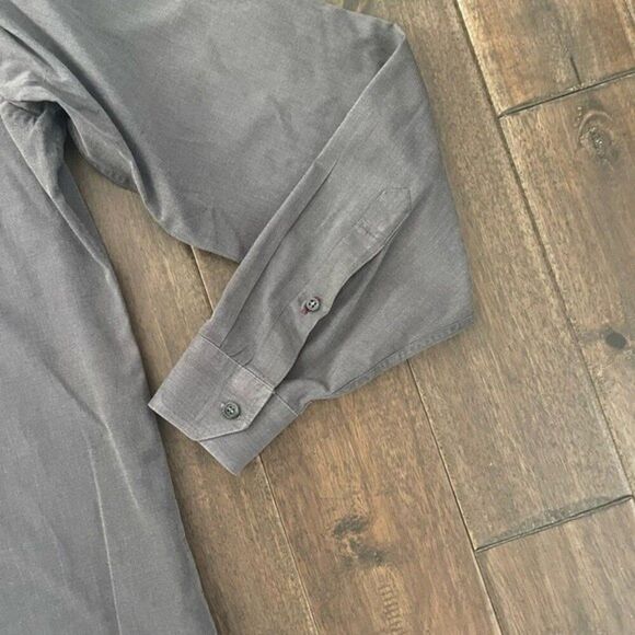 Ben Sherman Gray Oxford Button Down Men’s M - Picture 4 of 8